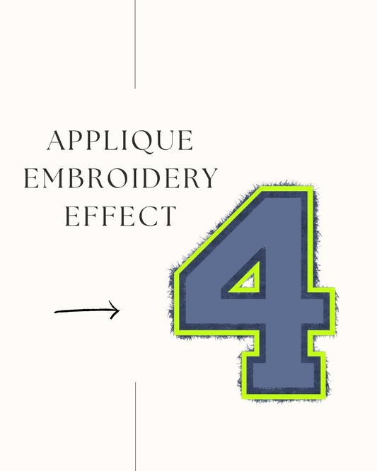 How to Create an Appliqué Embroidery Effect in Procreate