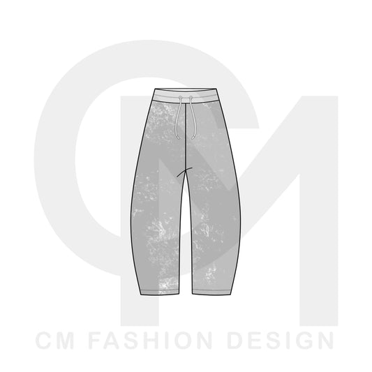 Streetwear Sweatpants clothing mock-up 