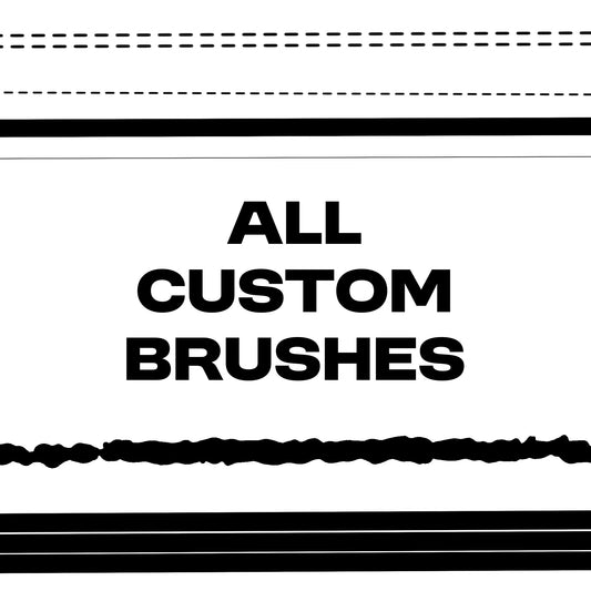 Procreate brushes for clothing design 