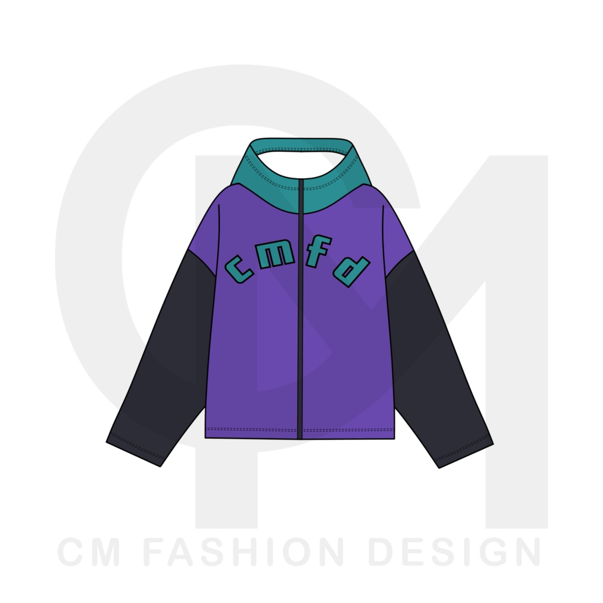 Sports jacket mock-up 