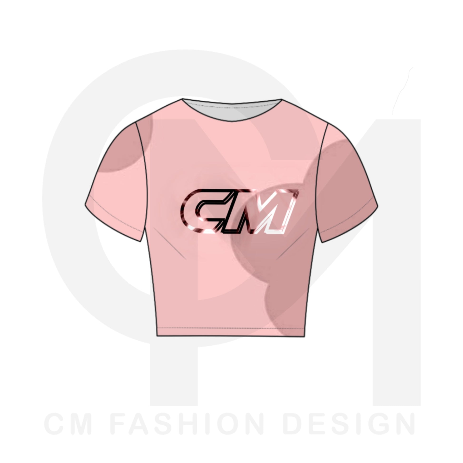 Women’s crop top mock-up 