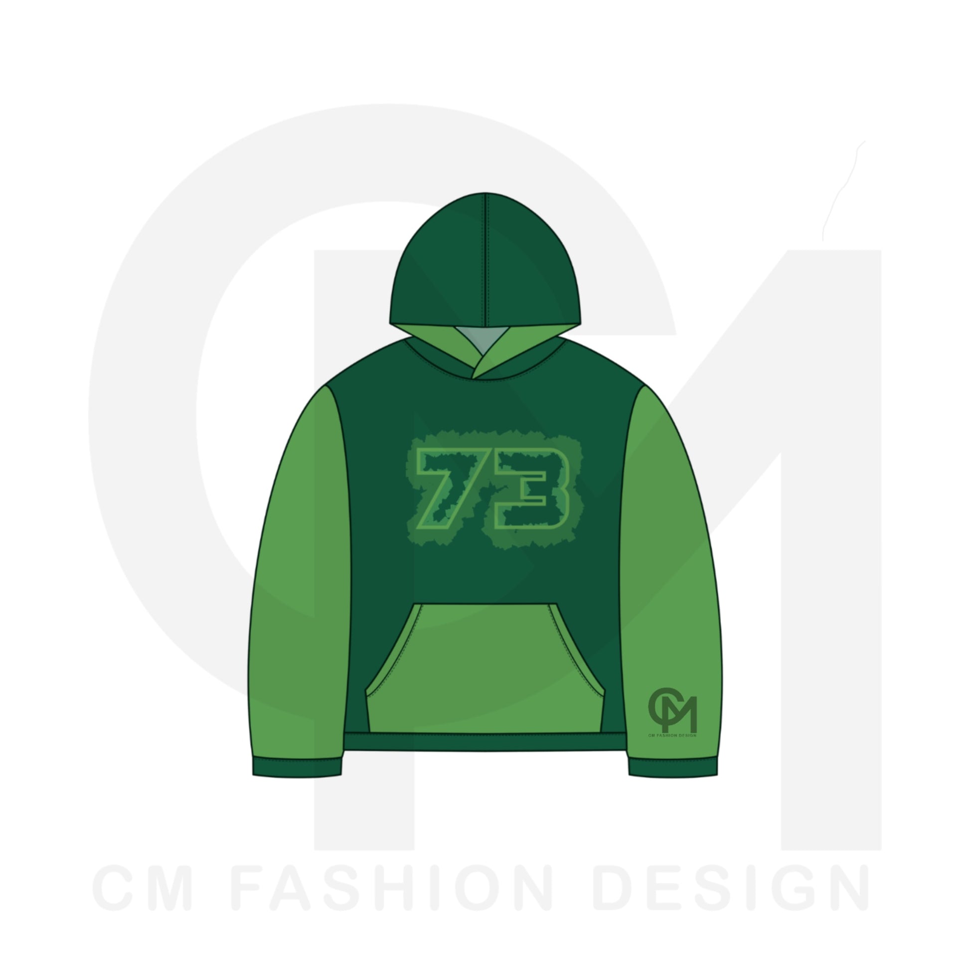 Oversized hoodie mock-ups 
