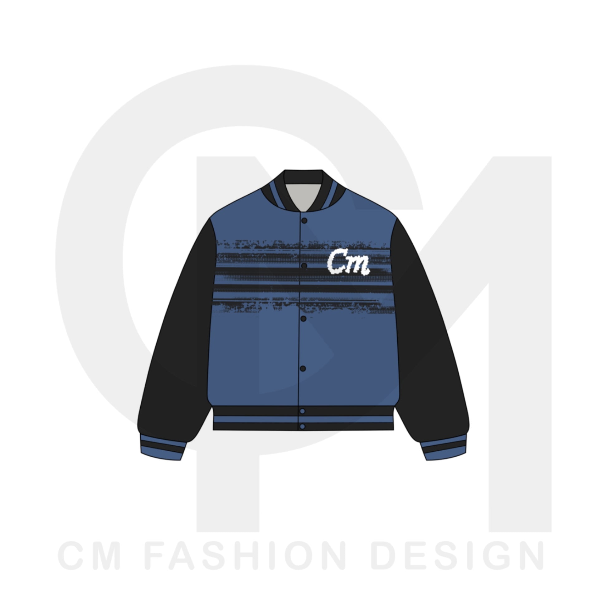 Football jacket mock-up 