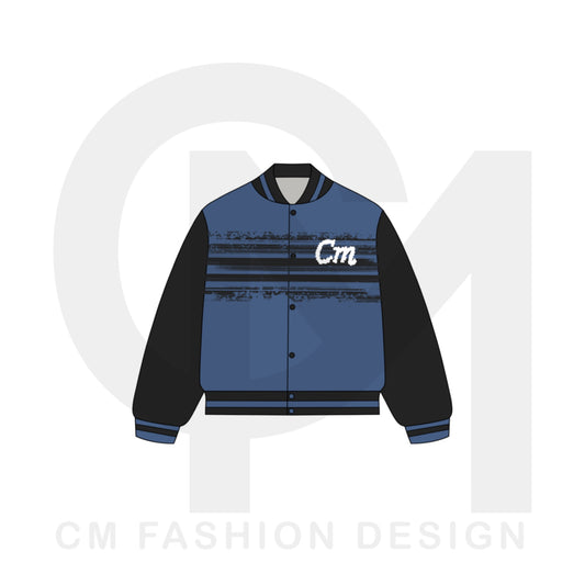 Football jacket mock-up 