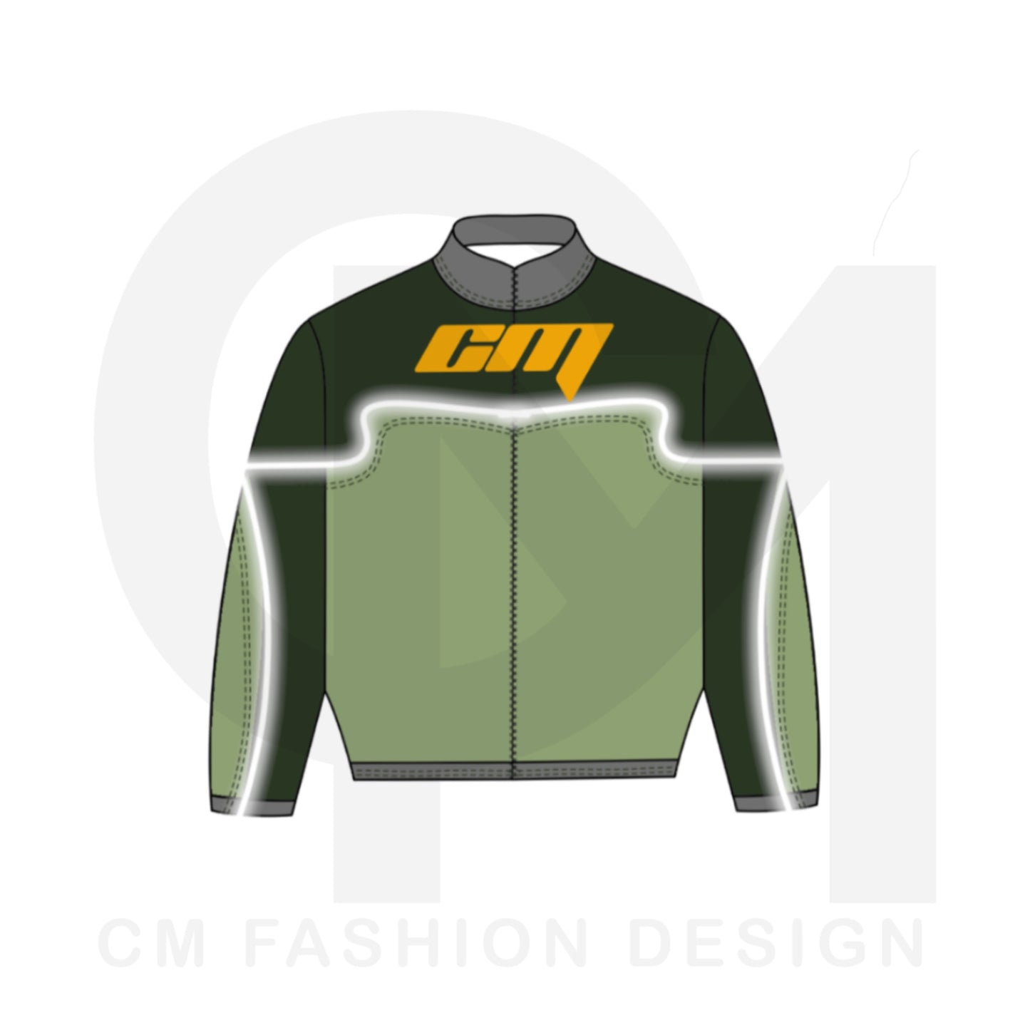 Tracksuit Jacket mock-up 