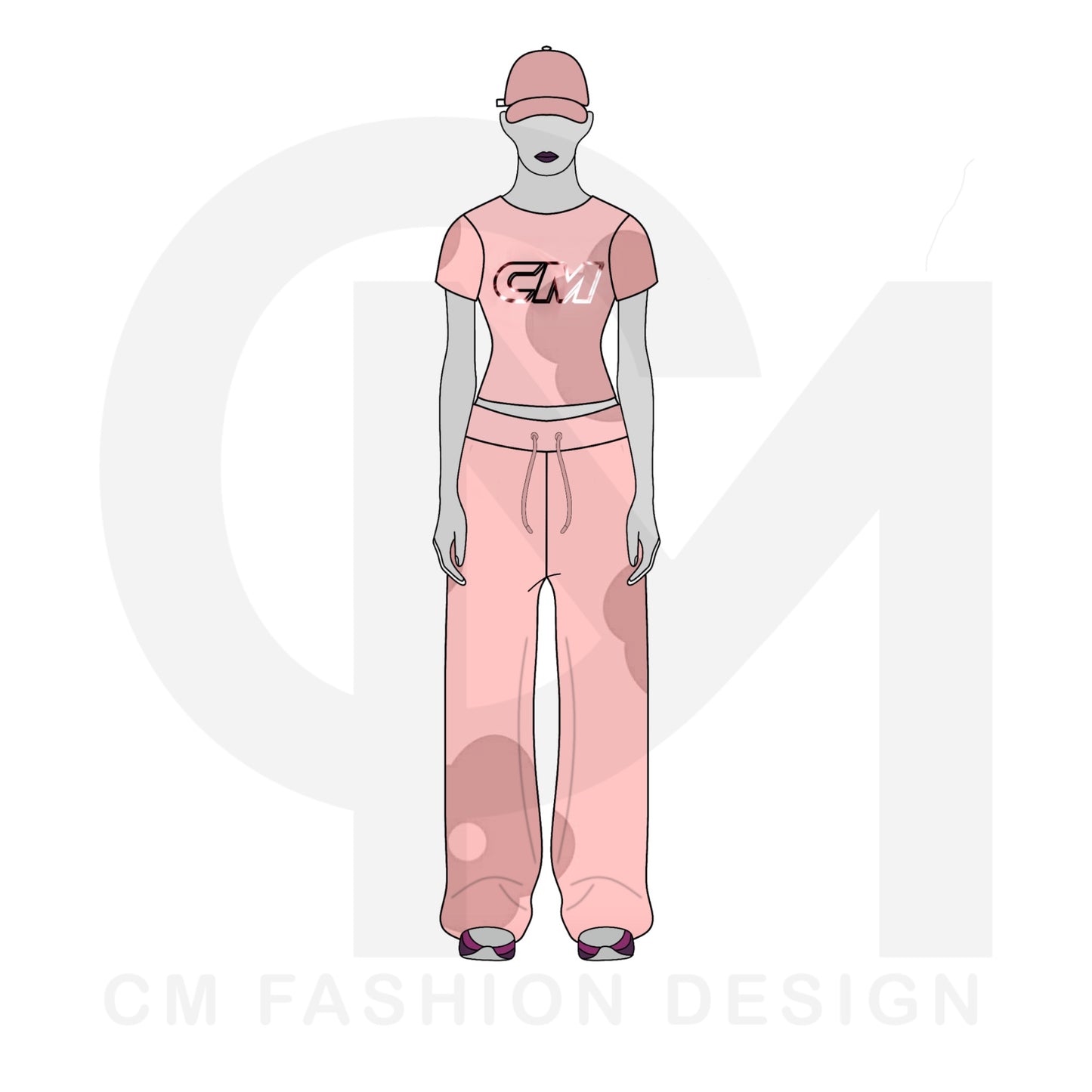 Women’s tracksuit illustration 