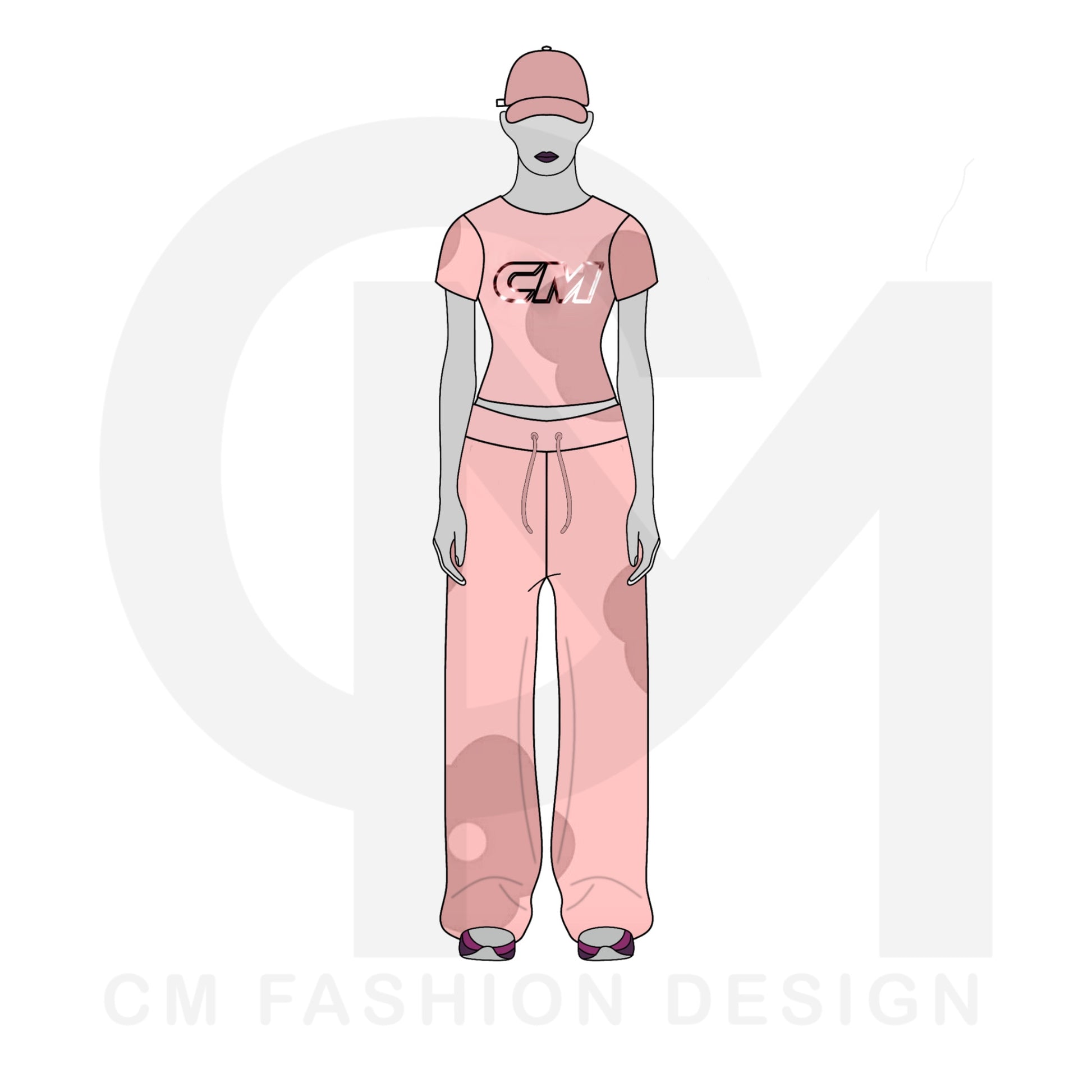 Women’s tracksuit illustration 