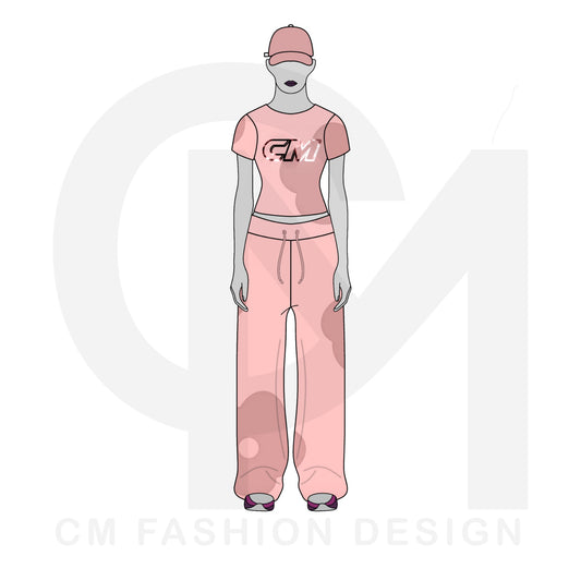 Women’s tracksuit illustration 