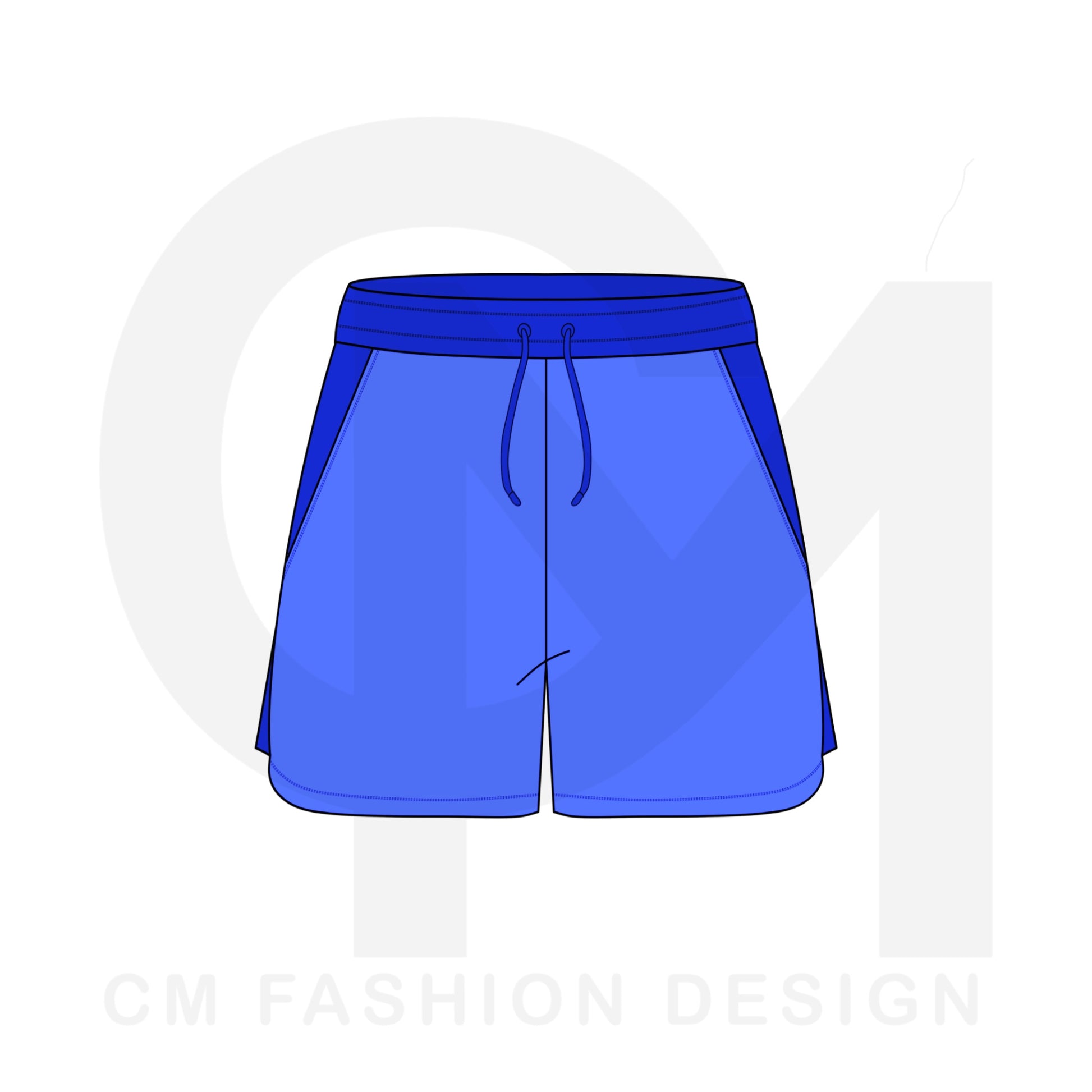 Men’s sports shorts mock-up 