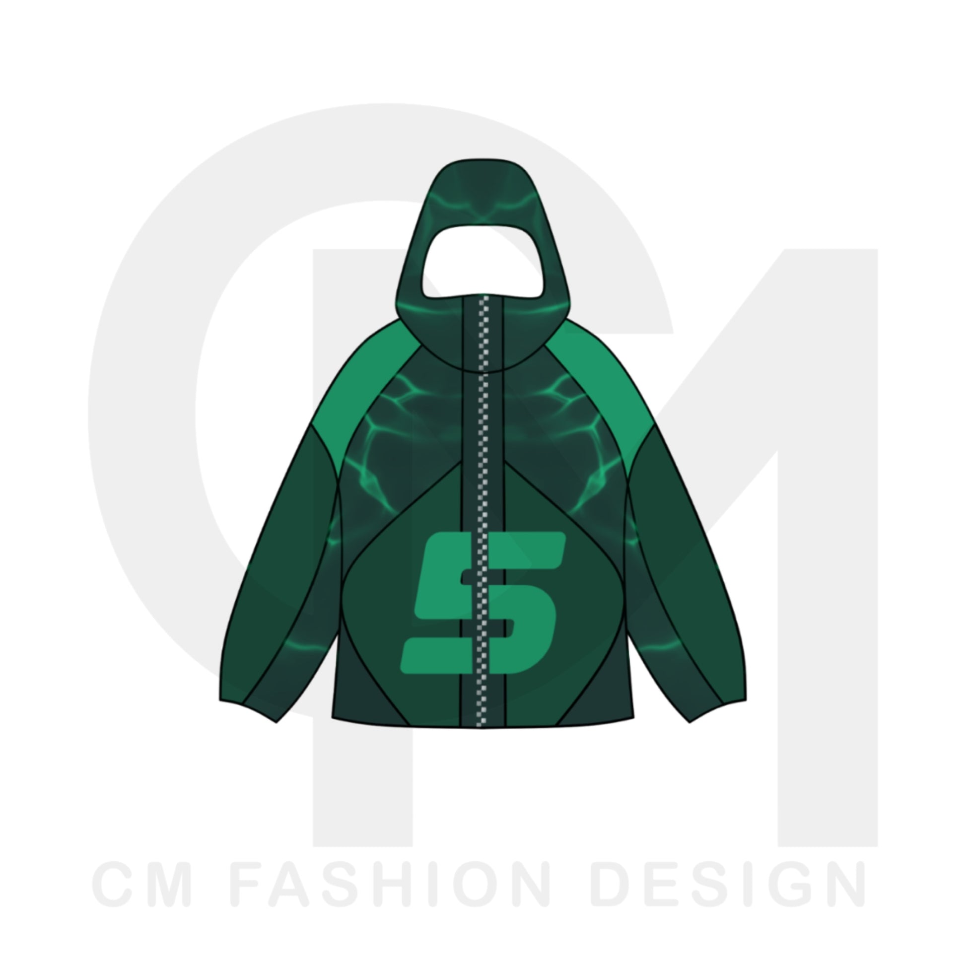 Sports jacket clothing mock-up