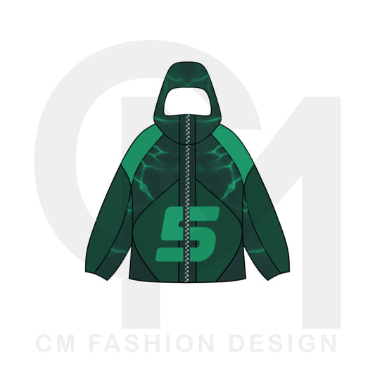 Sports jacket clothing mock-up