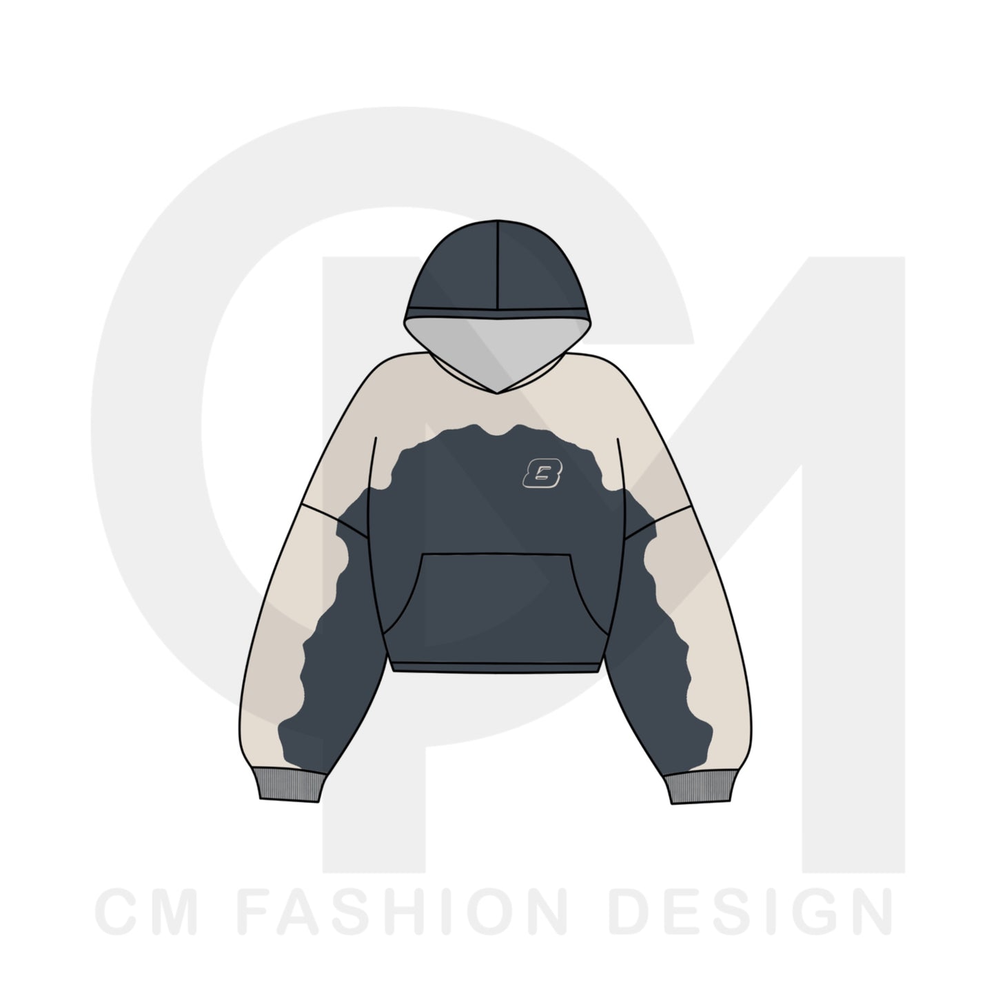 Oversized hoodie mock-ups 