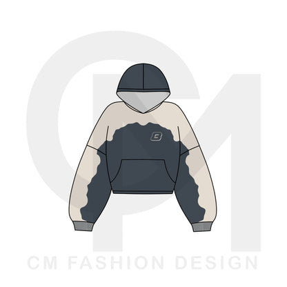 Oversized hoodie mock-ups 