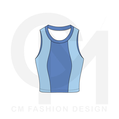 Women’s sports top mock-up 