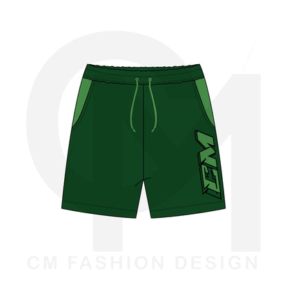 Men’s shorts clothing mock-ups 