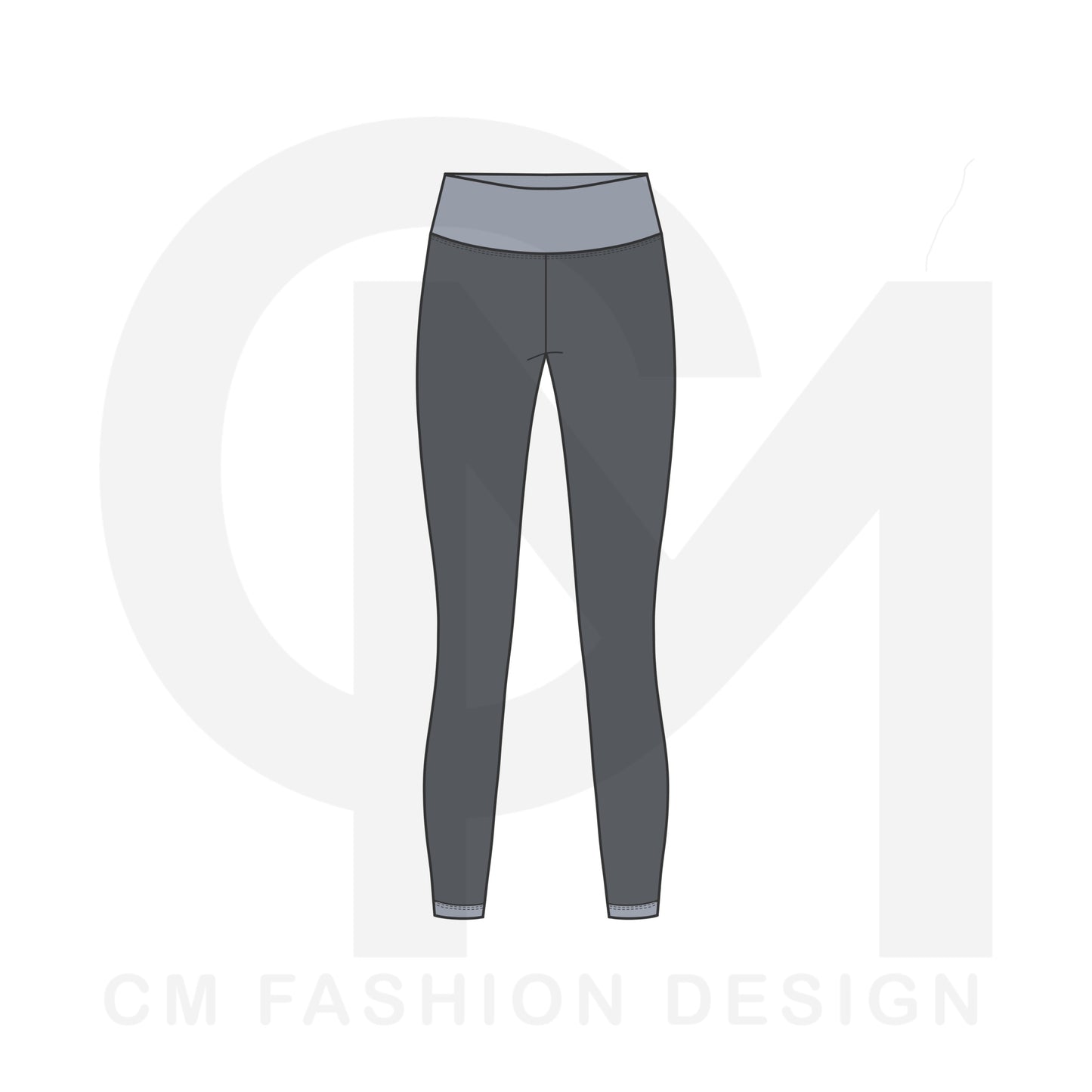 Women’s leggings mock-up 