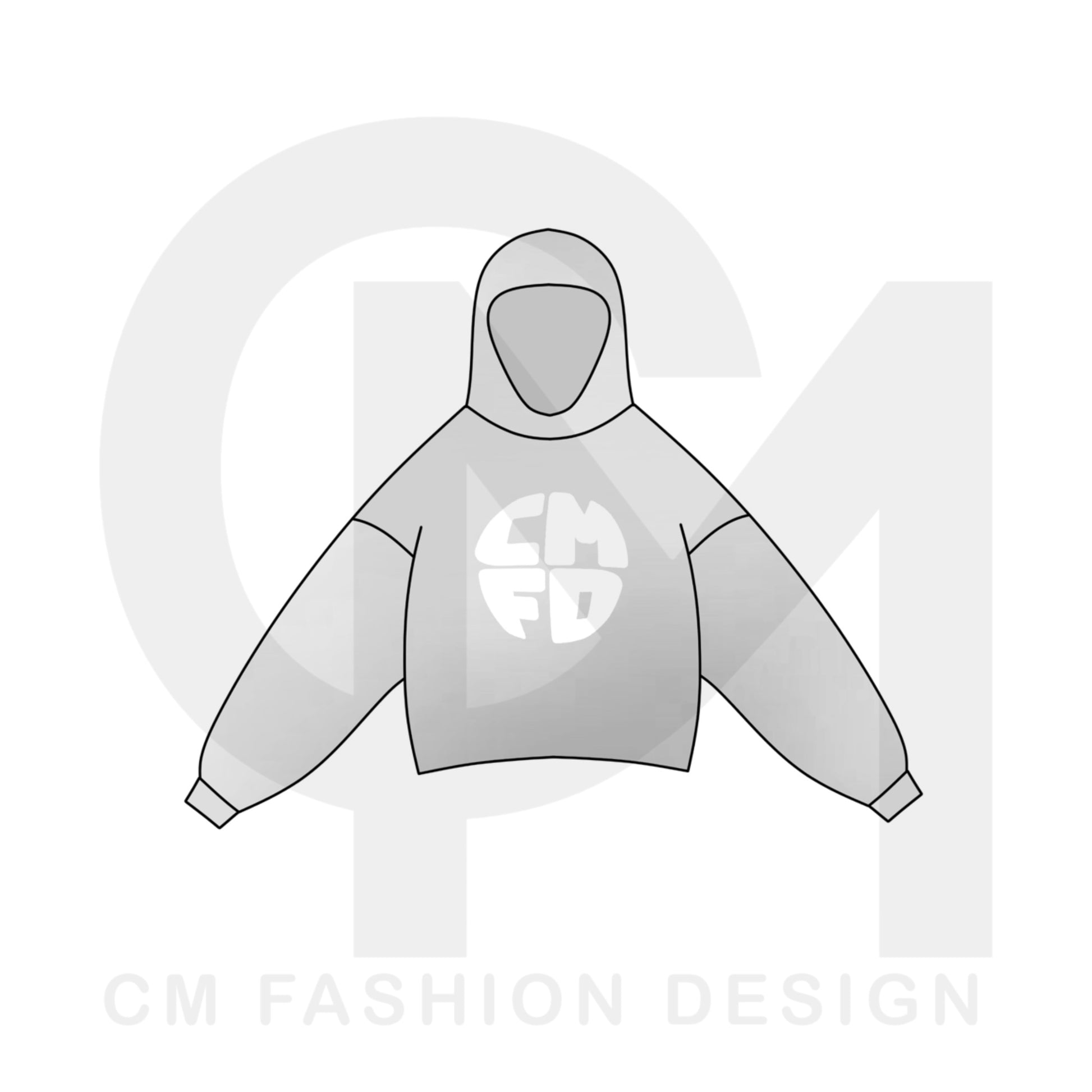 Streetwear hoodie mock-up 