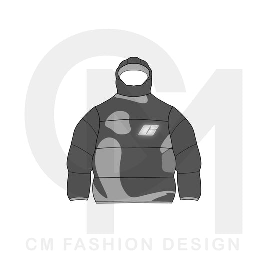 Puffer Jacket Mock-up