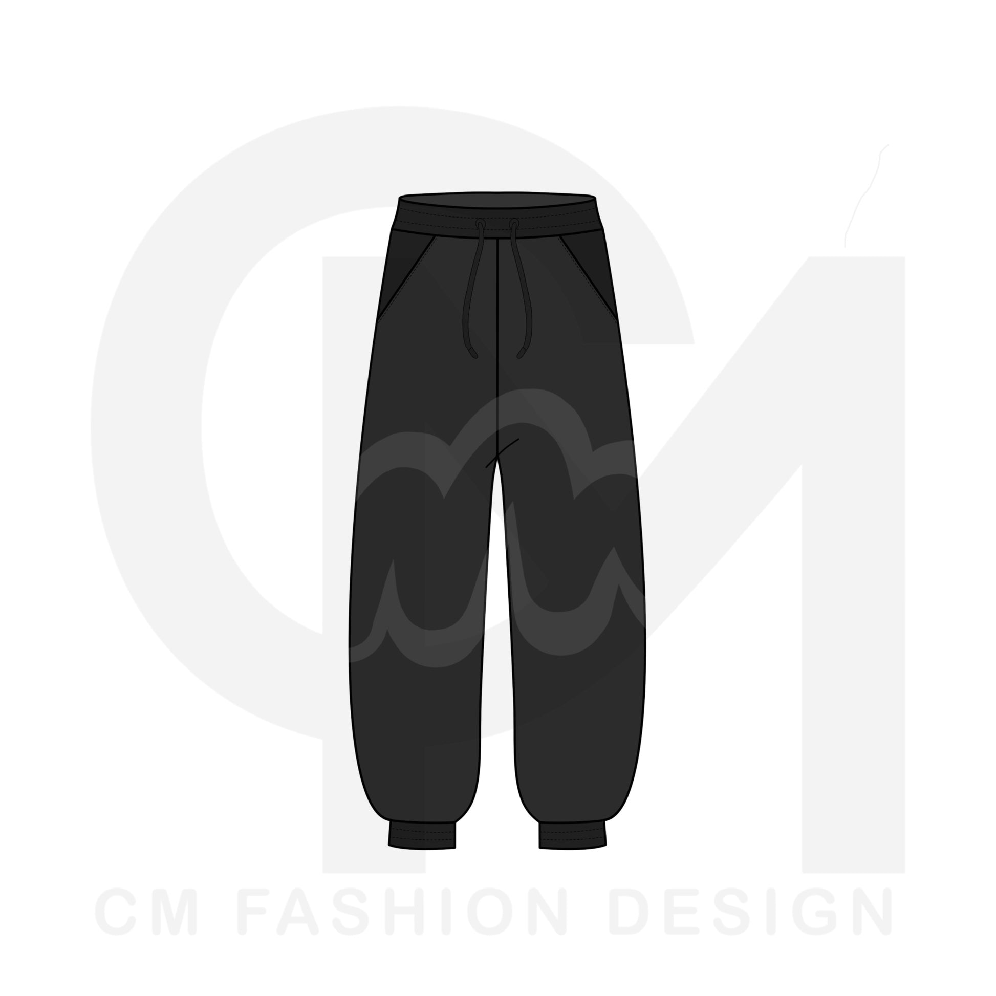 Trackpants mock-up 