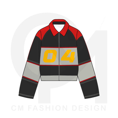 Jacket clothing mock-up 