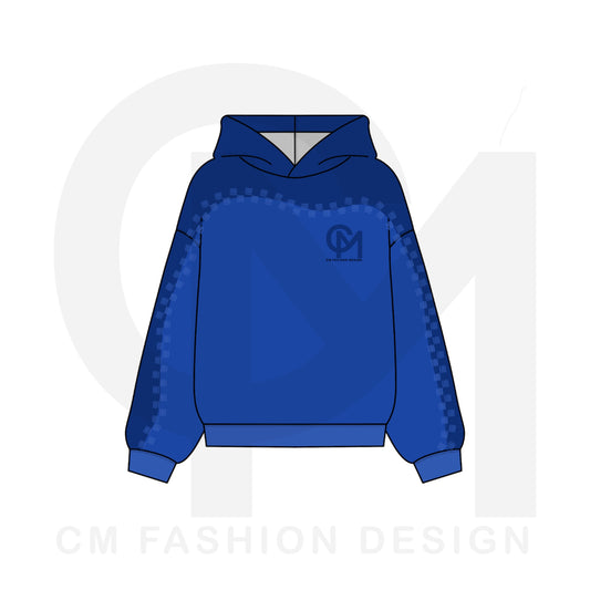 Classic hoodie mock-up design 