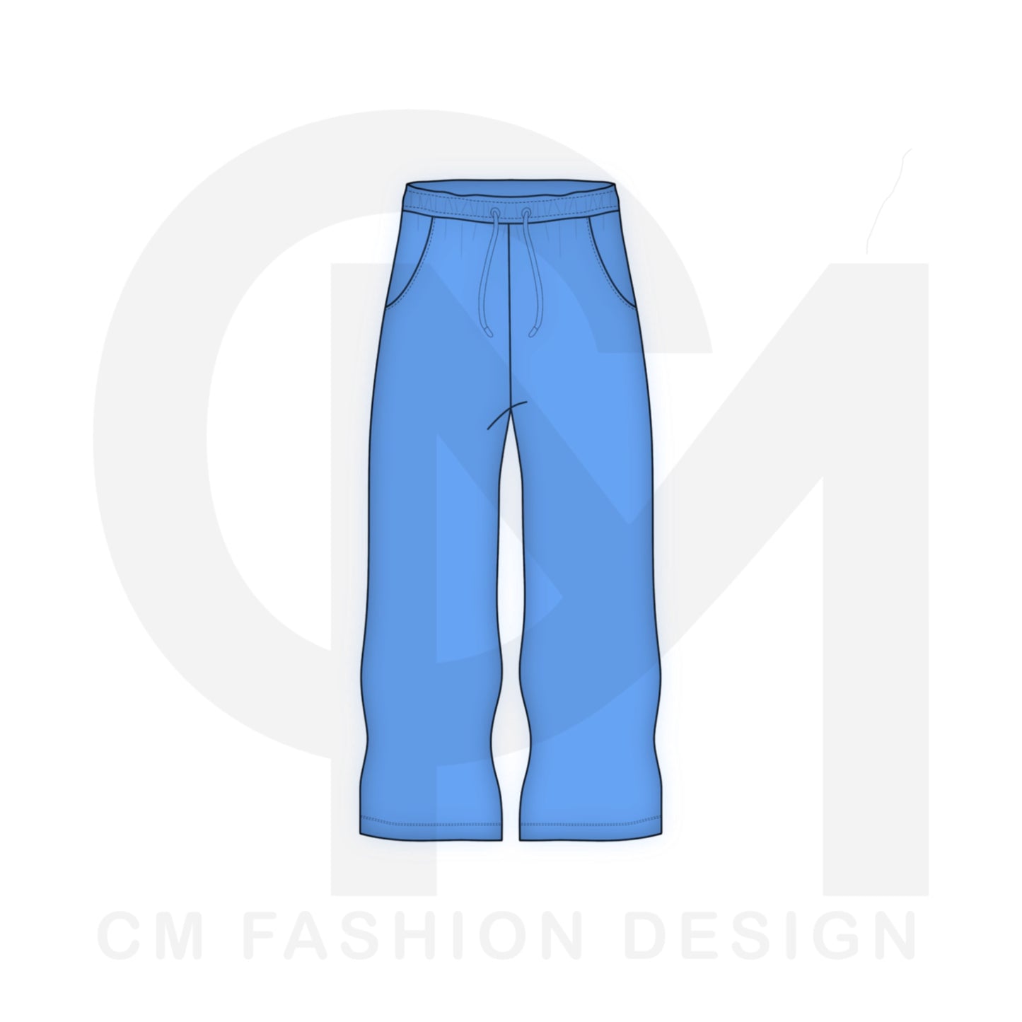 Sweatpants clothing mock-up 