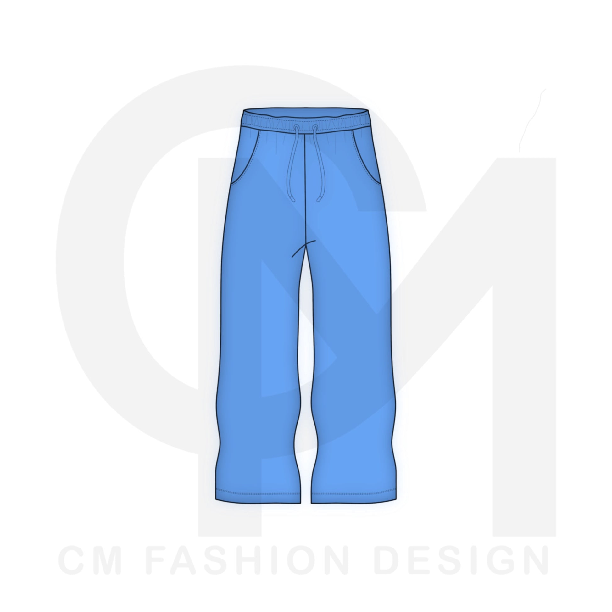Sweatpants clothing mock-up 