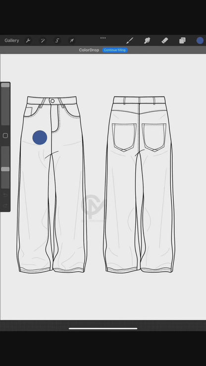 Jeans Mock-up