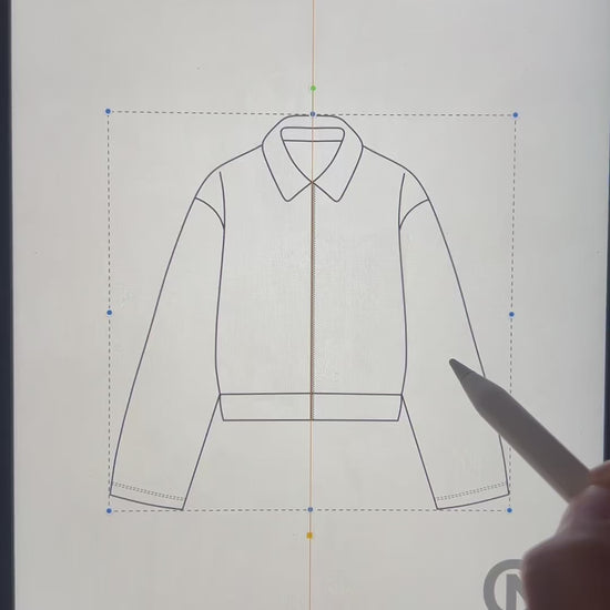 Jacket mock-up tutorial 