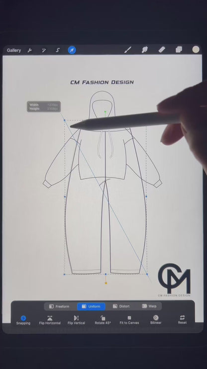 Tracksuit mock-up tutorial 