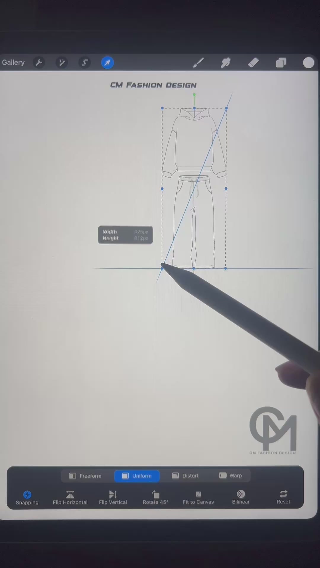 Tracksuit mock-up tutorial 