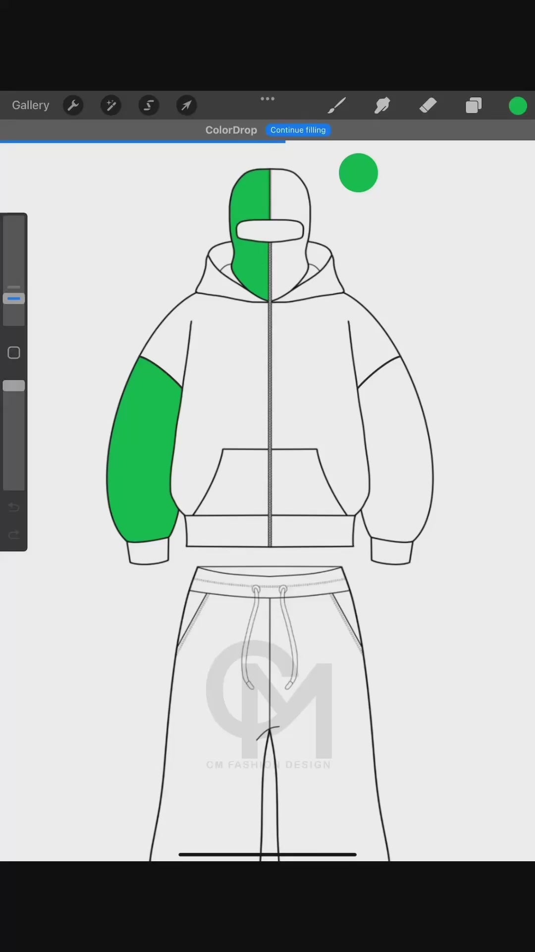 Balaclava tracksuit mock-up tutorial 