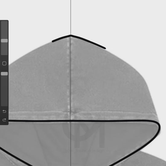 Cropped hoodie clothing mockup tutorial 
