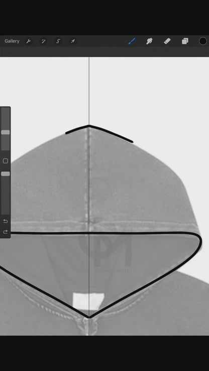 Cropped hoodie clothing mockup tutorial 