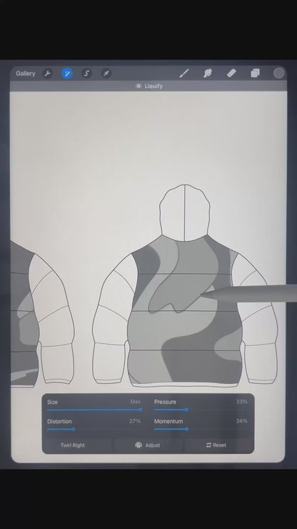 Puffer Jacket Mock-up
