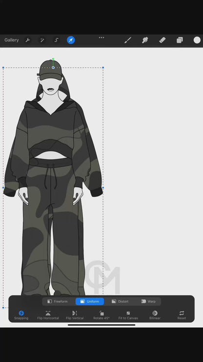 Procreate tracksuit tutorial 
