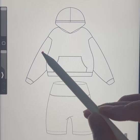 Women’s bike shorts mock-up tutorial 