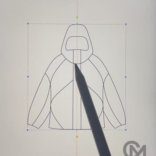 Sports jacket clothing mock-up tutorial 