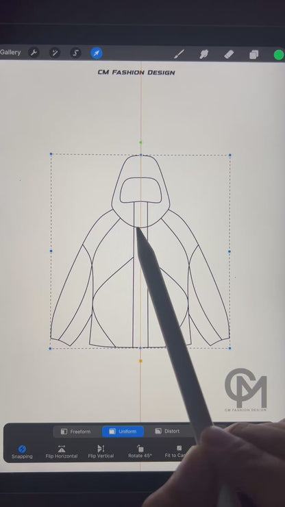 Sports jacket clothing mock-up tutorial 
