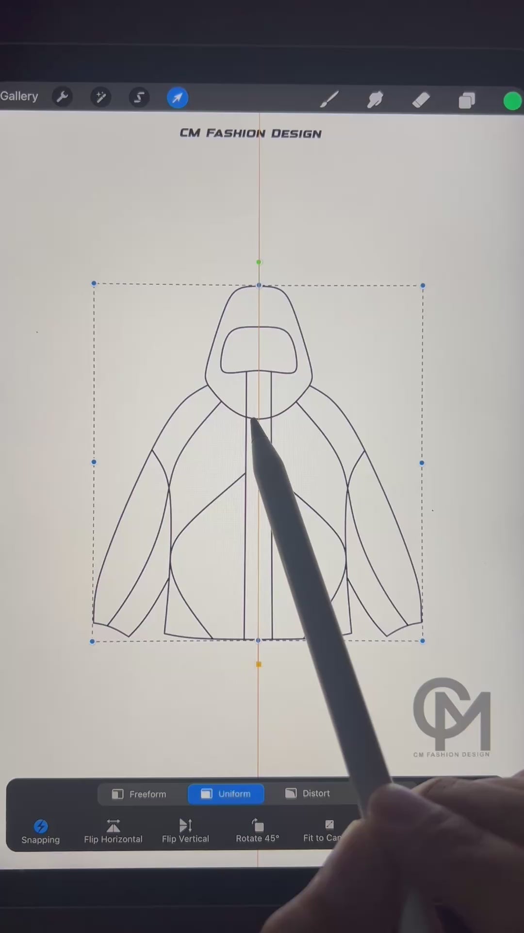 Sports jacket clothing mock-up tutorial 