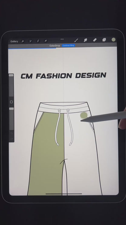 Oversized Sweatpants Mock-up