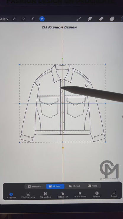 Denim Jacket Mock-up